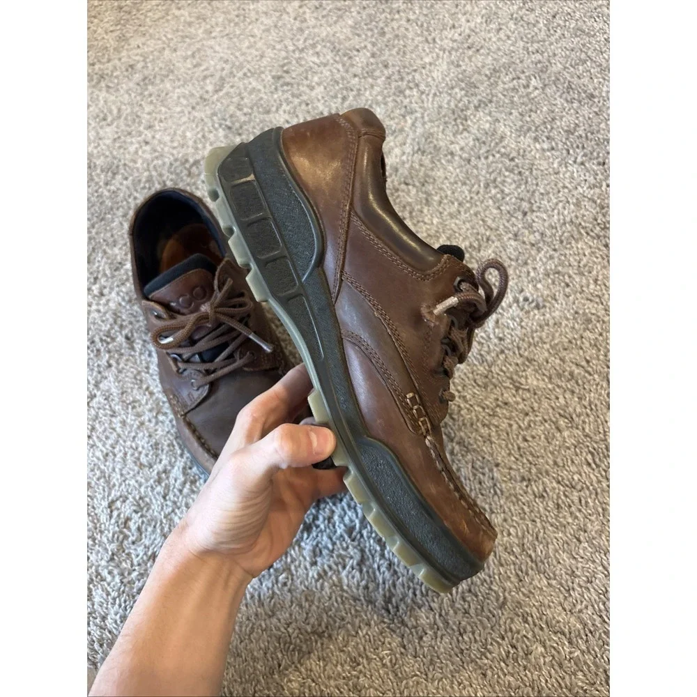 Ecco Track 25 Low GTX Bison Gore-Tex Hiking Leather Shoe US 9-9.5 EUR 43 RARE